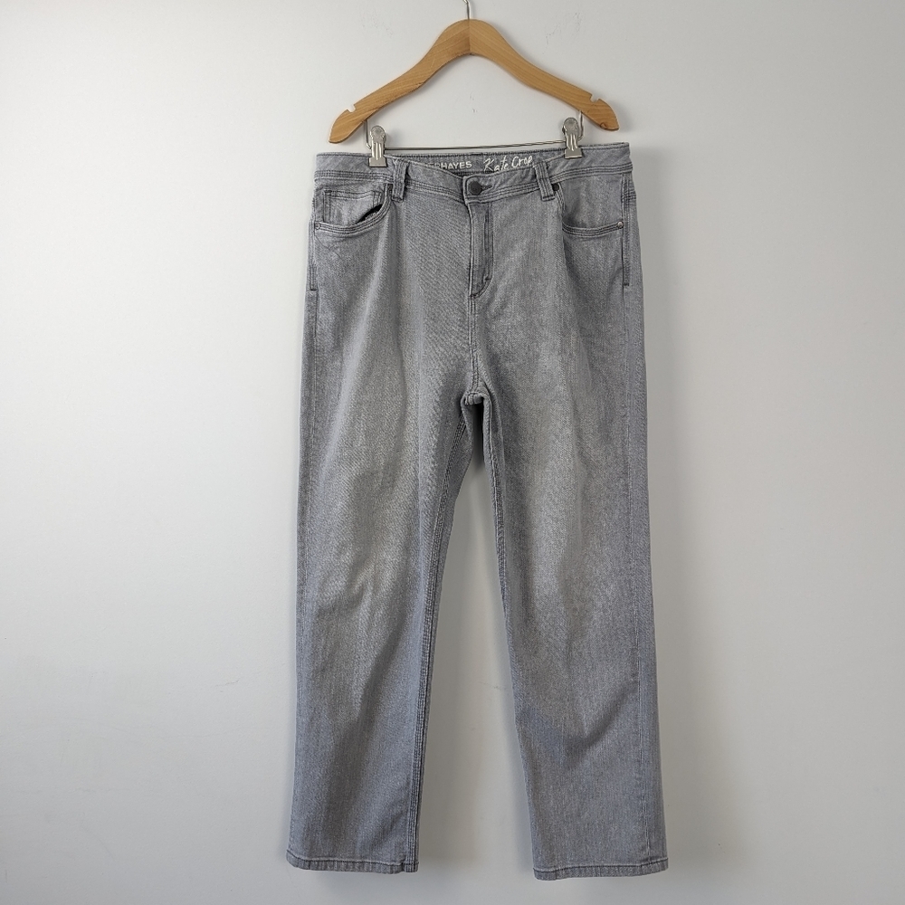 Denver Hayes Light Gray Ankle Jeans
